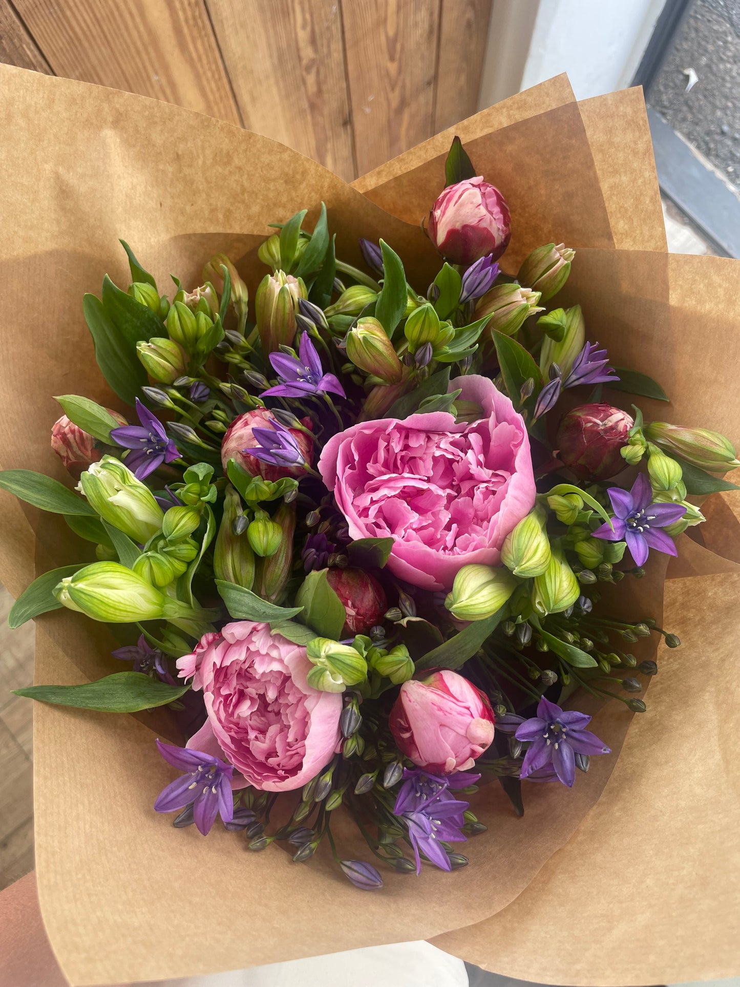 Fresh Cornish Peonies – Choose Classic Peony Bunch (£25) or Deluxe Mixed Bouquet (£40) – Seasonal & Locally Sourced