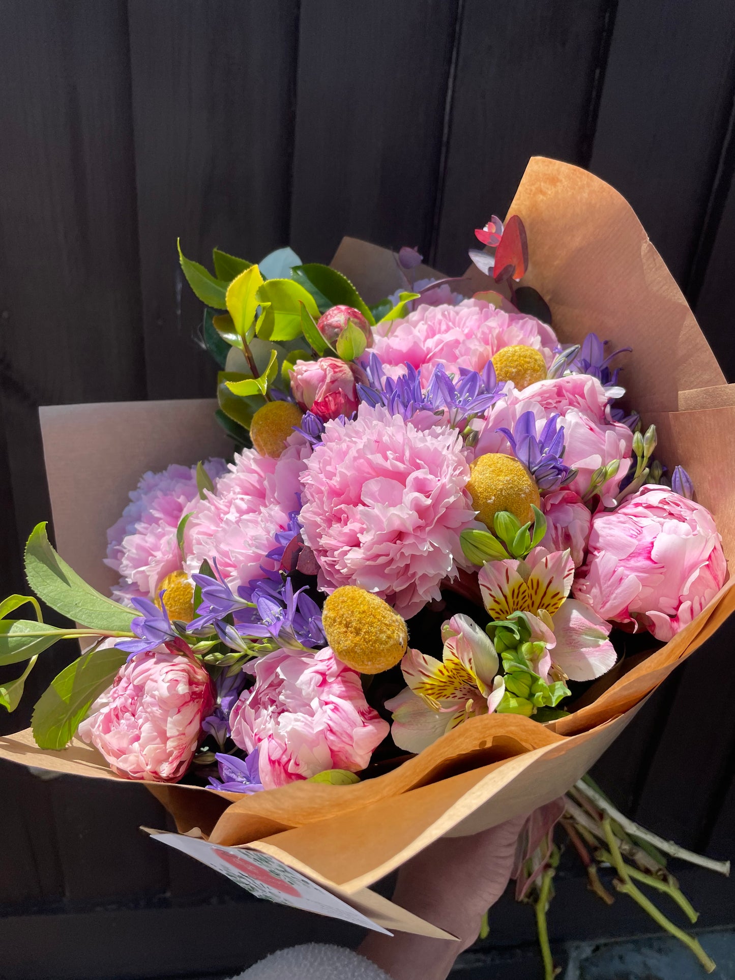 Fresh Cornish Peonies – Choose Classic Peony Bunch (£25) or Deluxe Mixed Bouquet (£40) – Seasonal & Locally Sourced