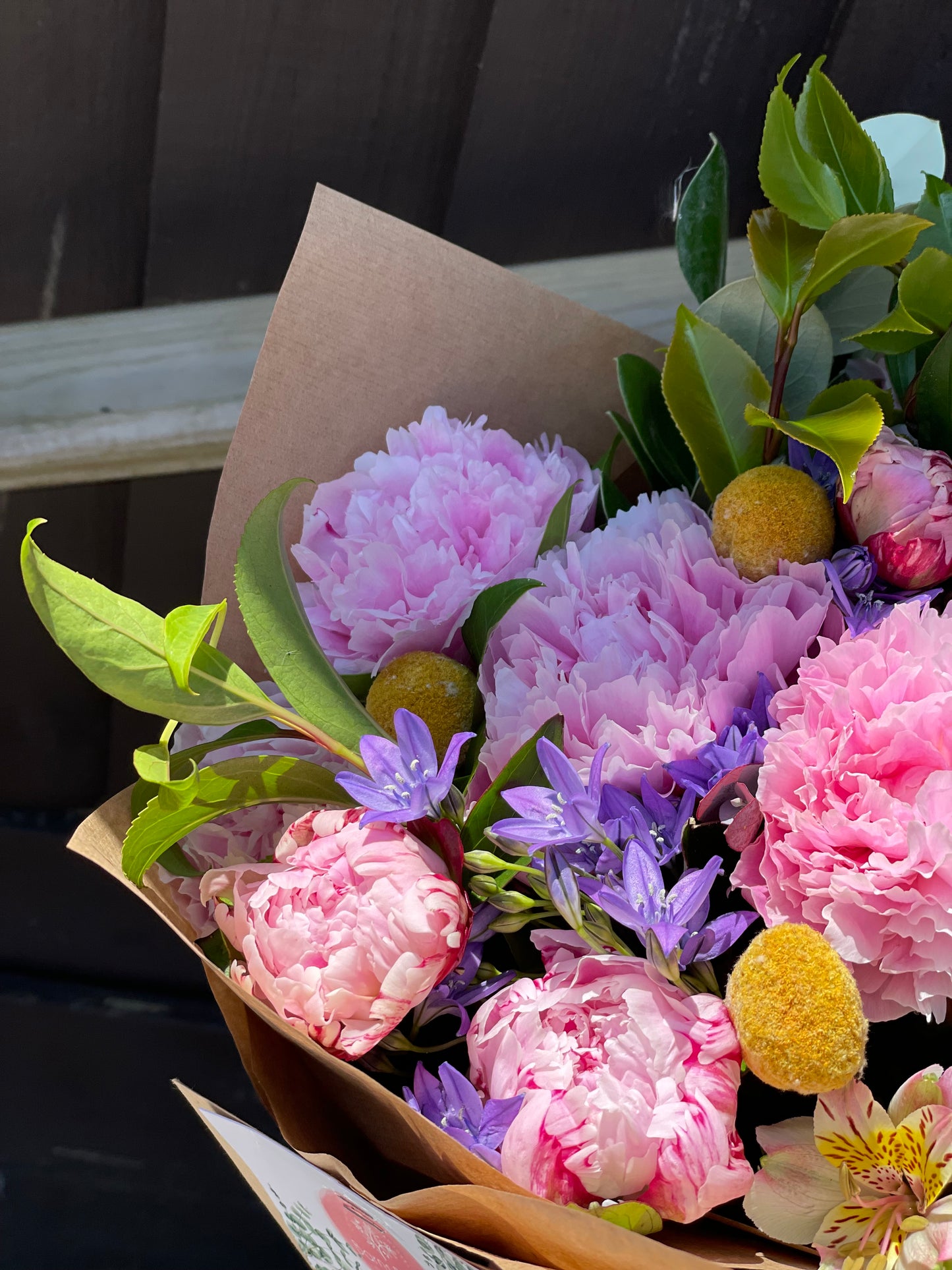 Fresh Cornish Peonies – Choose Classic Peony Bunch (£25) or Deluxe Mixed Bouquet (£40) – Seasonal & Locally Sourced