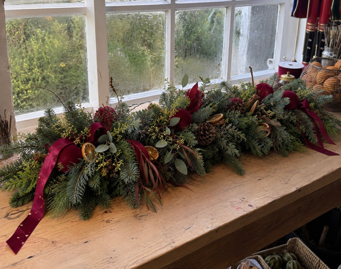 DIY Christmas Fireplace Décor Kit | Make Your Own Festive Arrangement