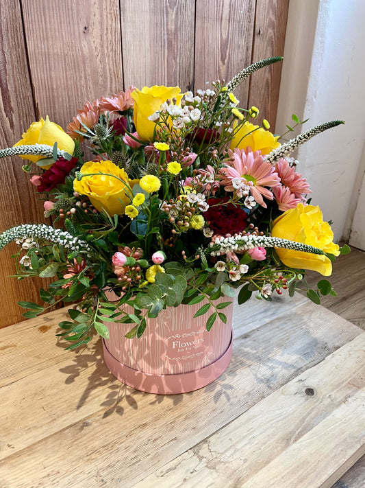 Seasonal, bespoke Flower arrangement box